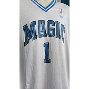Vintage NBA ORLANDO MAGIC Basketball Jersey Shirt #1 Tracy McGrady Reebok Large
